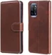 Oppo A54 5G Hoesje Portemonnee Book Case Kunstleer Bruin afbeelding 10