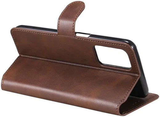 Oppo A54 5G Hoesje Portemonnee Book Case Kunstleer Bruin afbeelding 12