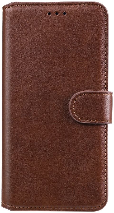 Oppo A54 5G Hoesje Portemonnee Book Case Kunstleer Bruin afbeelding 1