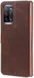 Oppo A54 5G Hoesje Portemonnee Book Case Kunstleer Bruin afbeelding 2