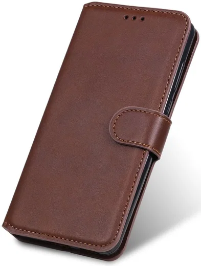 Oppo A54 5G Hoesje Portemonnee Book Case Kunstleer Bruin afbeelding 11
