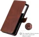 Oppo A54 5G Hoesje Portemonnee Book Case Kunstleer Bruin afbeelding 4