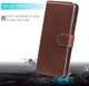 Oppo A54 5G Hoesje Portemonnee Book Case Kunstleer Bruin afbeelding 7
