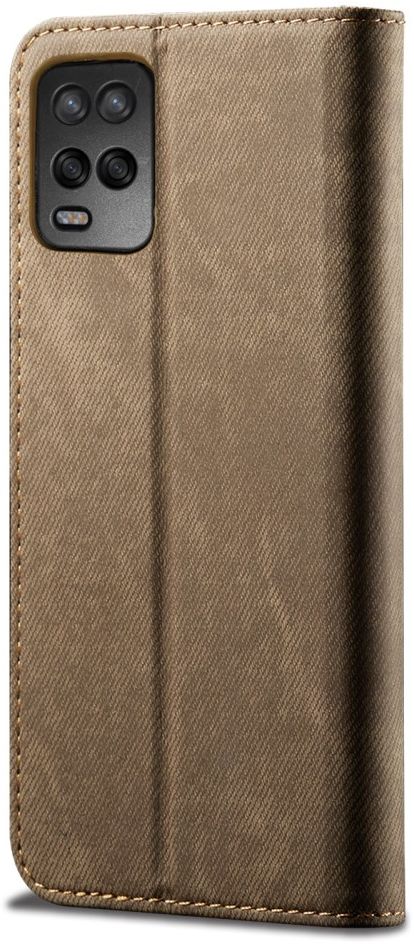 Oppo A54 5G Hoesje Vintage Book Case Wallet Groen afbeelding 1