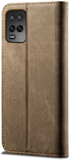 Oppo A54 5G Hoesje Vintage Book Case Wallet Groen afbeelding 1