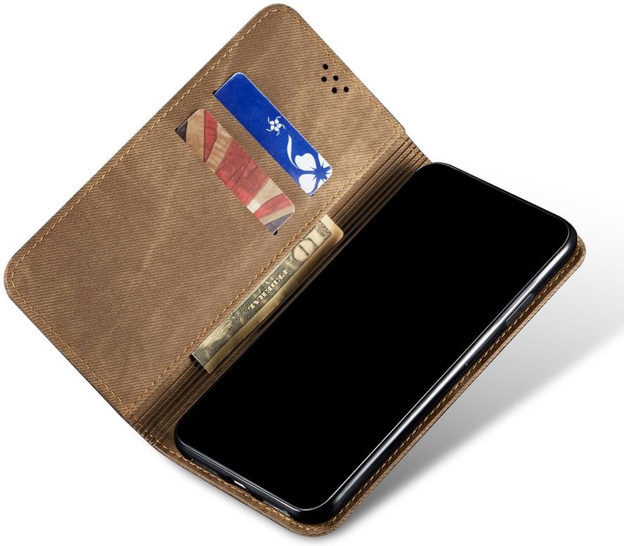Oppo A54 5G Hoesje Vintage Book Case Wallet Groen afbeelding 3