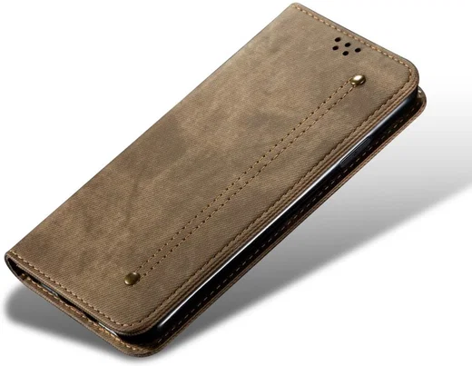 Oppo A54 5G Hoesje Vintage Book Case Wallet Groen afbeelding 5
