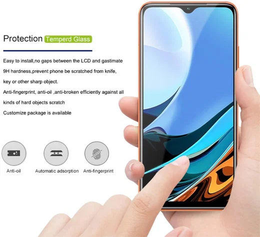 MOCOLO Xiaomi Redmi 9T / Note 9 Screen Protector Volledig Dekkend afbeelding 3