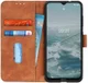 KHAZNEH Nokia 6.3 / G10 / G20 Hoesje Retro Wallet Book Case Bruin afbeelding 1