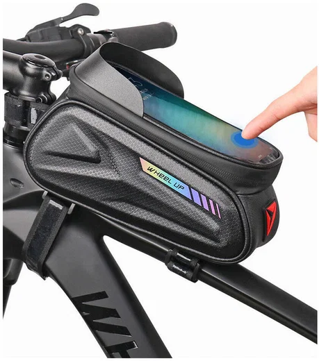 Waterdichte Fietstas Stuur Racefiets/Mountainbike met Smartphonehouder afbeelding 5