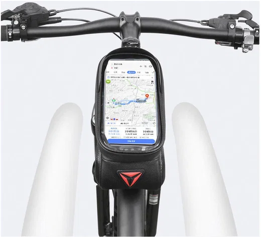 Waterdichte Fietstas Stuur Racefiets/Mountainbike met Smartphonehouder afbeelding 6