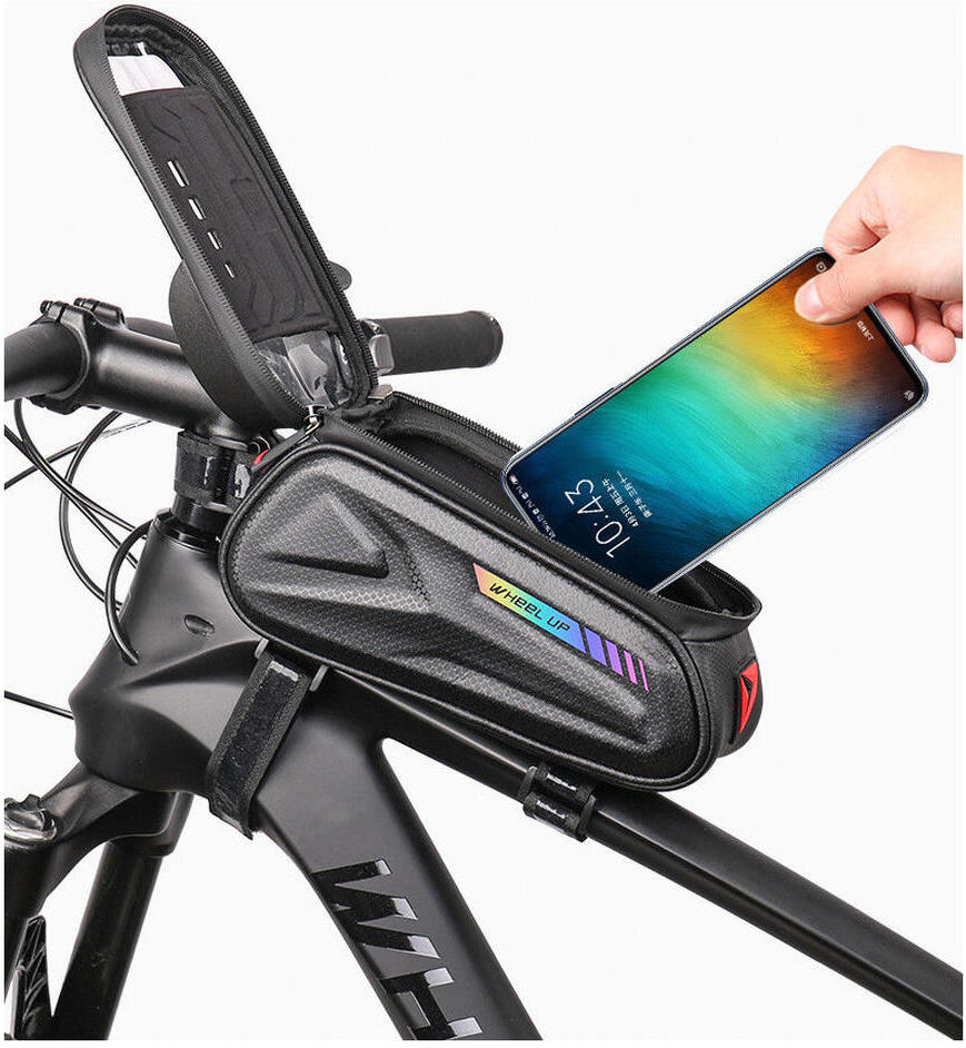 Waterdichte Fietstas Stuur Racefiets/Mountainbike met Smartphonehouder afbeelding 2