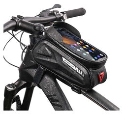 Waterdichte Fietstas Stuur Racefiets/Mountainbike met Smartphonehouder afbeelding