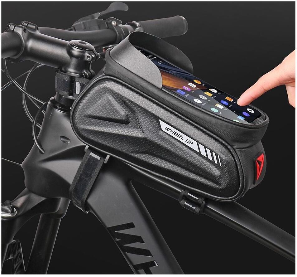 Waterdichte Fietstas Stuur Racefiets/Mountainbike met Smartphonehouder afbeelding 7