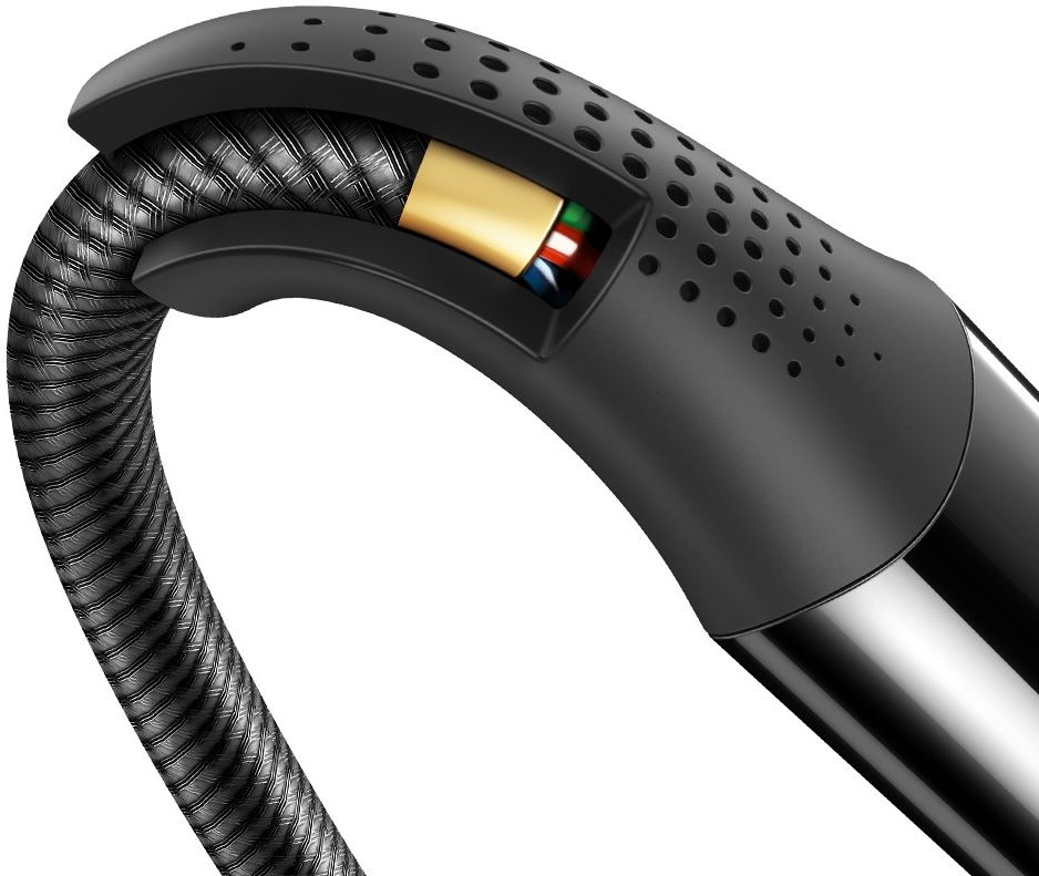 Fast Charge 100W USB-C Snellaad Kabel 1.2 Meter met Haakse Hoek Zwart afbeelding 14
