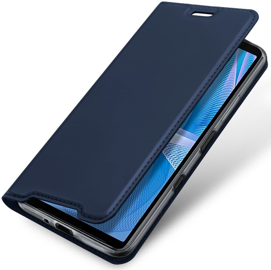 Dux Ducis Skin Pro Series Sony Xperia 10 III Hoesje Wallet Case Blauw afbeelding 1