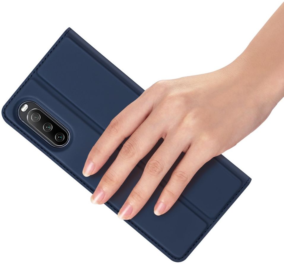 Dux Ducis Skin Pro Series Sony Xperia 10 III Hoesje Wallet Case Blauw afbeelding 4
