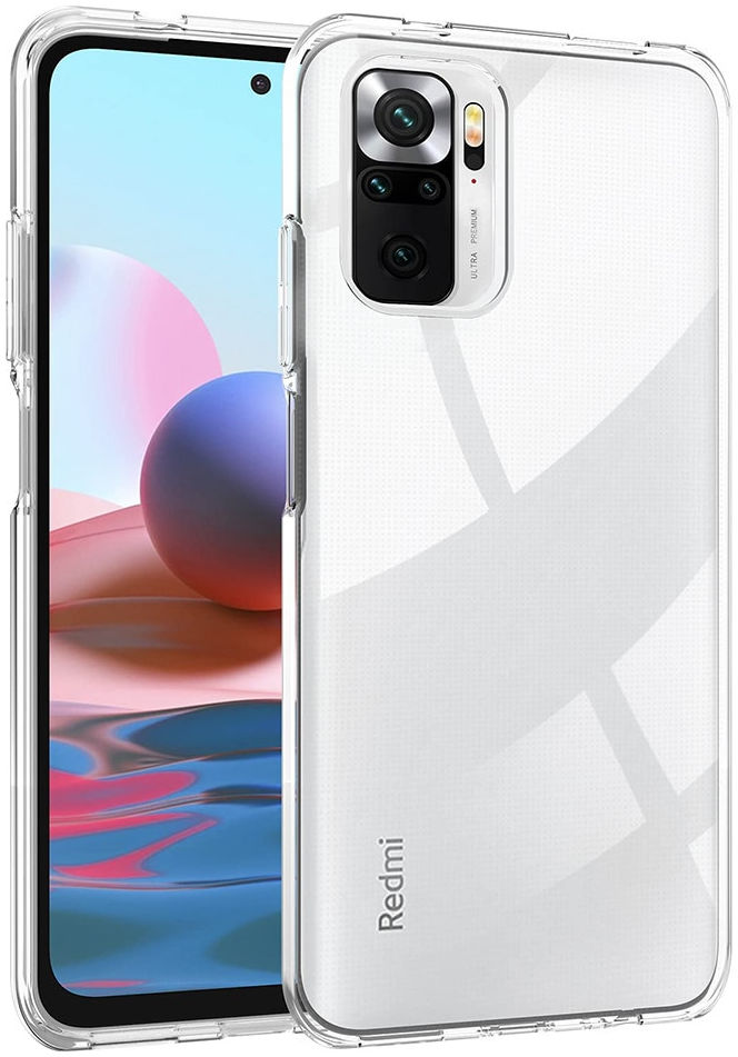 Xiaomi Redmi Note 10 5G/Poco M3 Pro Hoesje Dun TPU Transparant afbeelding 1