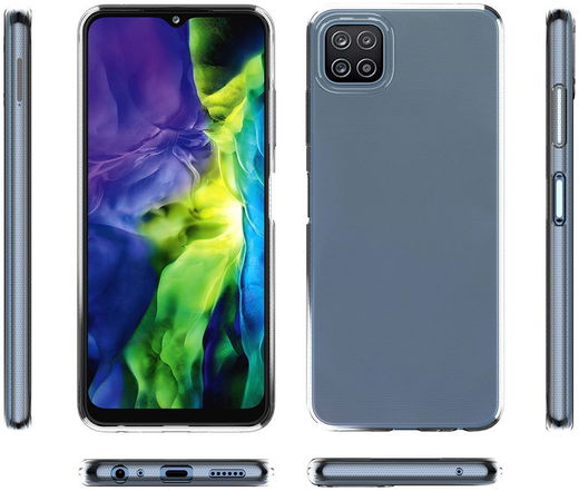 Samsung Galaxy A22 5G Hoesje Dun TPU Back Cover Transparant afbeelding 10