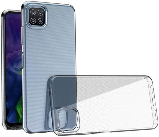 Samsung Galaxy A22 5G Hoesje Dun TPU Back Cover Transparant afbeelding 11