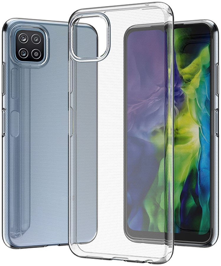 Samsung Galaxy A22 5G Hoesje Dun TPU Back Cover Transparant afbeelding 6