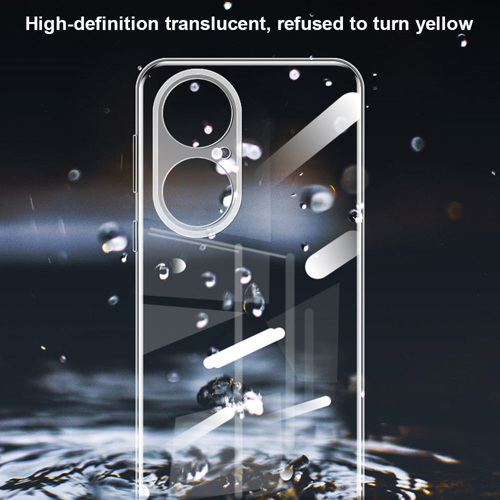 Huawei P50 Hoesje Dun TPU Back Cover Transparant afbeelding 6
