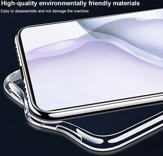 Huawei P50 Pro Hoesje Dun TPU Back Cover Transparant afbeelding 9
