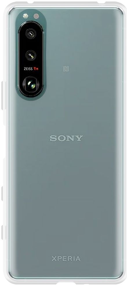 Sony Xperia 5 III Hoesje Dun TPU Back Cover Transparant afbeelding 4