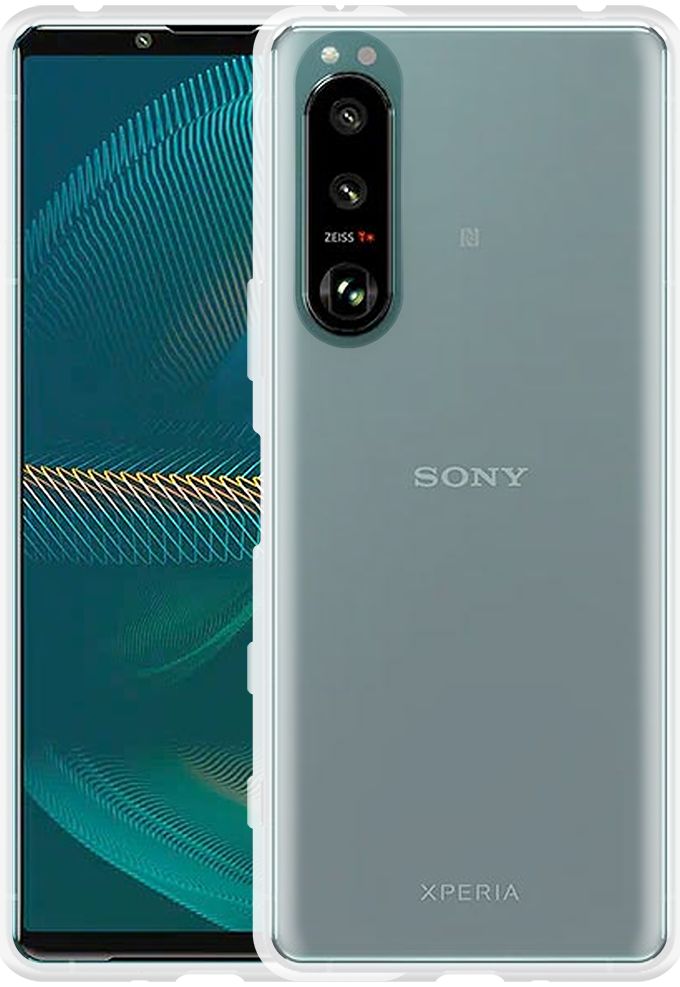 Sony Xperia 5 III Hoesje Dun TPU Back Cover Transparant afbeelding 1