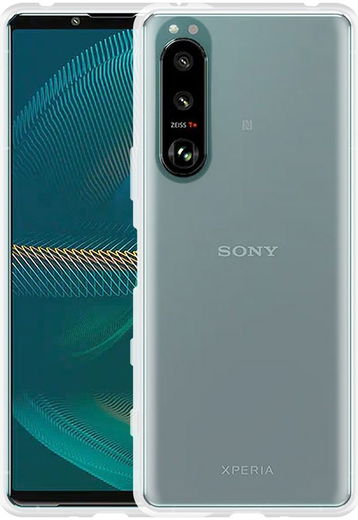 Sony Xperia 5 III Hoesje Dun TPU Back Cover Transparant afbeelding 1