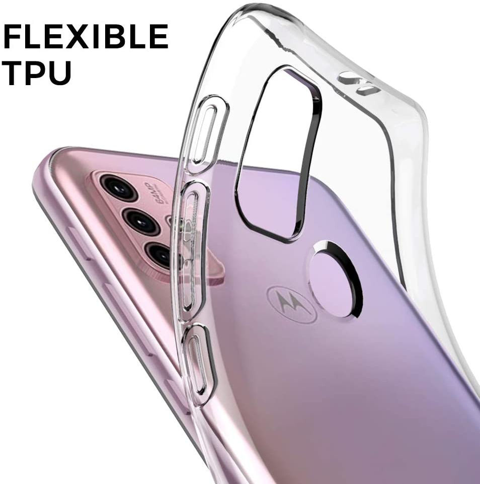 Motorola Moto G10 / G20 / G30 Hoesje Dun TPU Back Cover Transparant afbeelding 4