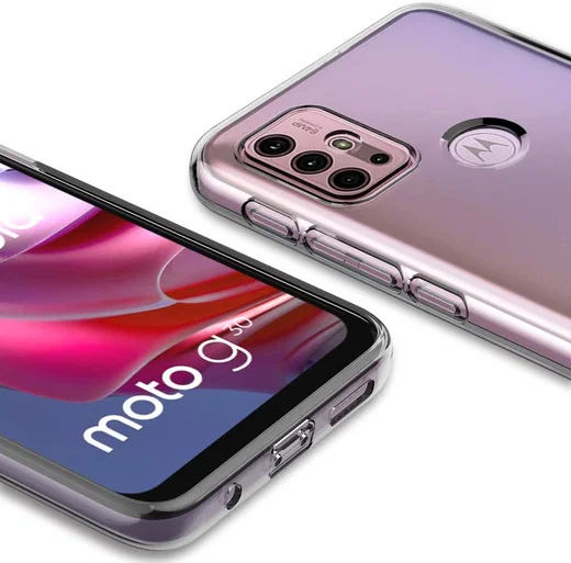 Motorola Moto G10 / G20 / G30 Hoesje Dun TPU Back Cover Transparant afbeelding 6