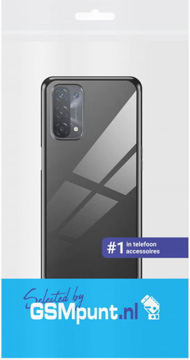 Oppo A74 5G Hoesje Back Cover Dun TPU Transparant afbeelding 3