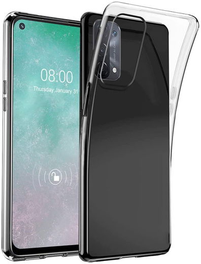 Oppo A74 5G Hoesje Back Cover Dun TPU Transparant afbeelding 1