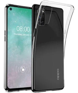 Oppo A54 Hoesje Back Cover Dun TPU Transparant