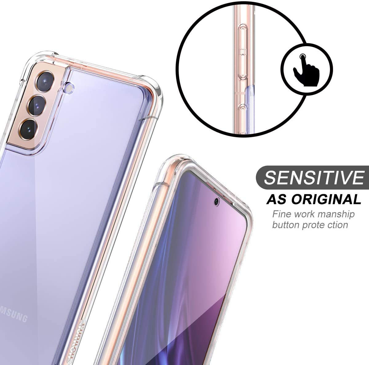 Samsung Galaxy S21 FE Hoesje Schokbestendig TPU Transparant afbeelding 4