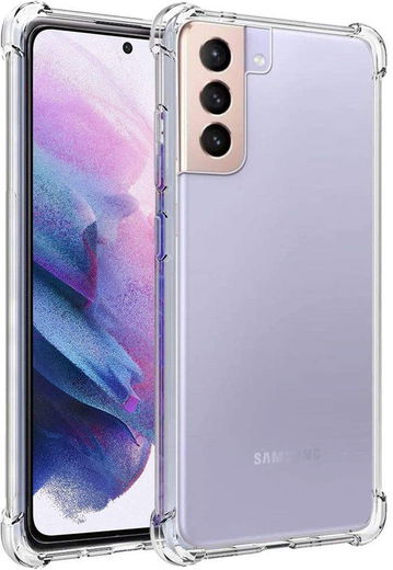 Samsung Galaxy S21 FE Hoesje Schokbestendig TPU Transparant afbeelding 1