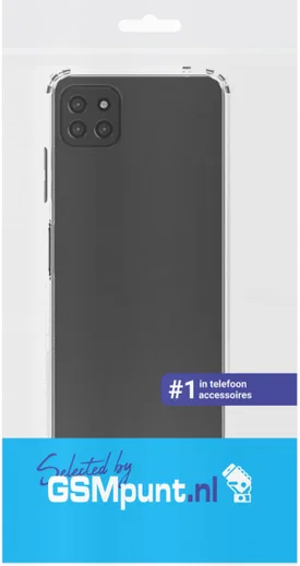 Samsung Galaxy A22 5G Hoesje Schokbestendig Transparant afbeelding 2