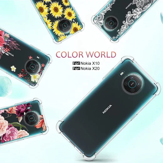 Nokia X10 / X20 Hoesje Schokbestendig Transparant afbeelding 8
