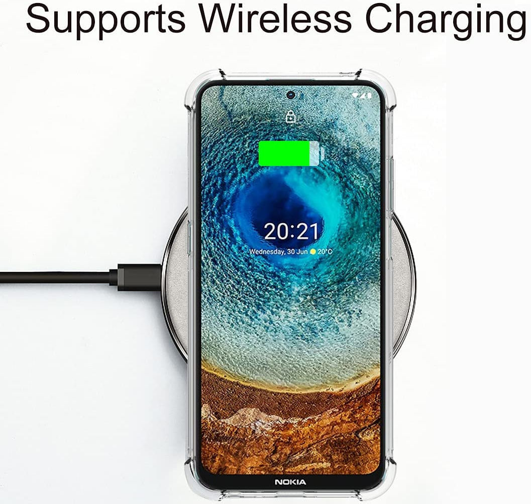 Nokia X10 / X20 Hoesje Schokbestendig Transparant afbeelding 4