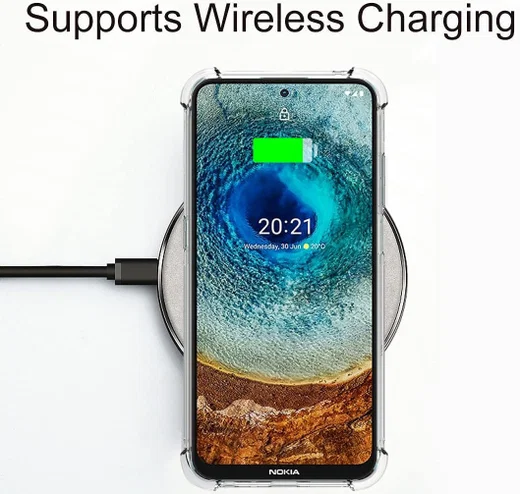 Nokia X10 / X20 Hoesje Schokbestendig Transparant afbeelding 4
