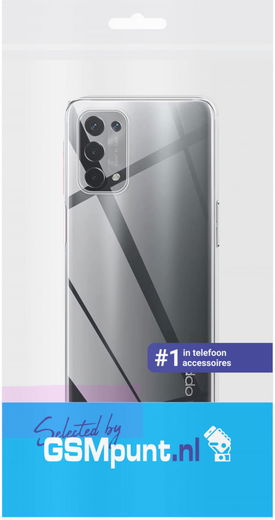 Oppo A74 5G Hoesje Schokbestendig TPU Back Cover Transparant afbeelding 2