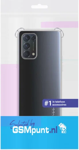 Oppo Find X3 Lite / Reno5 Hoesje Schokbestendig TPU Transparant afbeelding 2