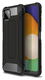 Samsung Galaxy A22 5G Hoesje Shock Proof Hybride Back Cover Zwart afbeelding 1