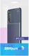 Sony Xperia 10 III Hoesje Siliconen Carbon TPU Back Cover Blauw afbeelding 2