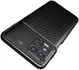 Motorola Moto G100 Hoesje Siliconen Carbon TPU Back Cover Blauw afbeelding 10