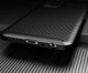 Oppo A54 5G Siliconen Carbon Shock Proof Hoesje Back Cover Zwart afbeelding 4