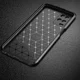 Oppo A54 5G Siliconen Carbon Shock Proof Hoesje Back Cover Zwart afbeelding 6