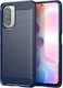 Xiaomi Poco F3 / Mi 11i Hoesje Geborsteld TPU Back Cover Blauw afbeelding 1