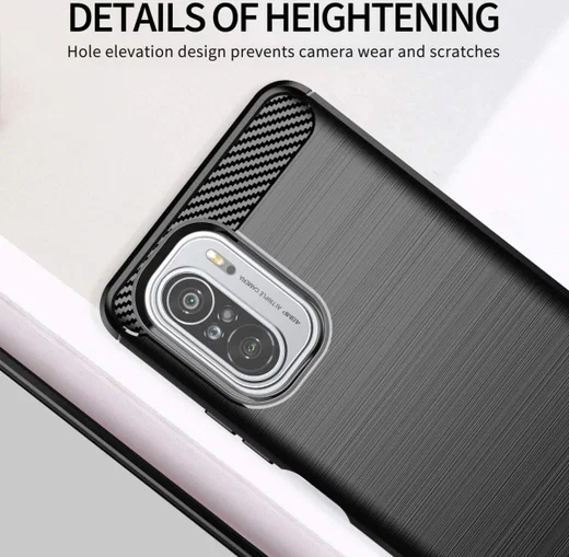 Xiaomi Poco F3 / Mi 11i Hoesje Geborsteld TPU Back Cover Blauw afbeelding 5